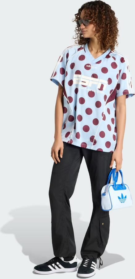Adidas Originals relaxed fit T-shirt tricot met all-over motief - Foto 6