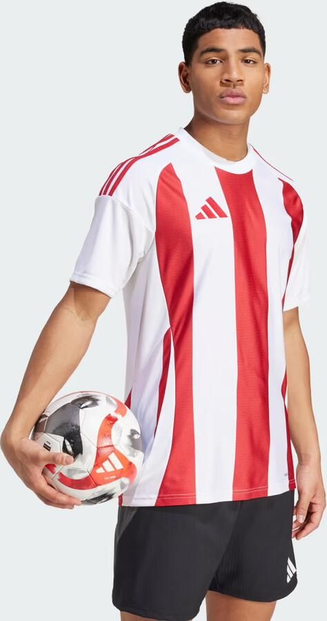 Adidas T-shirt Korte Mouw Striped 24 - Foto 5