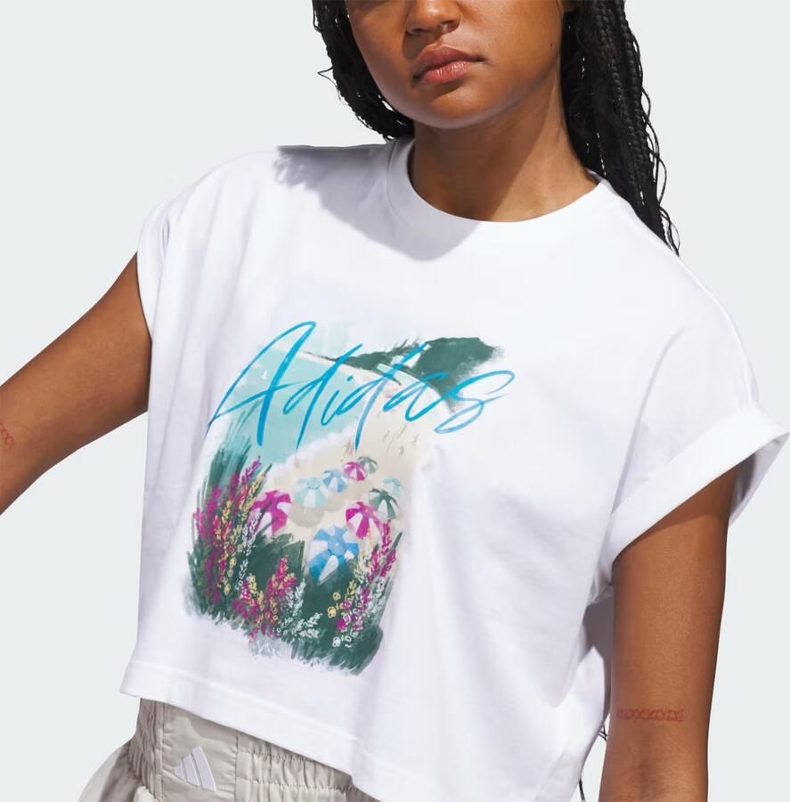 Adidas SUMMER ROMANCE GRAPHIC T-SHIRT - Foto 2