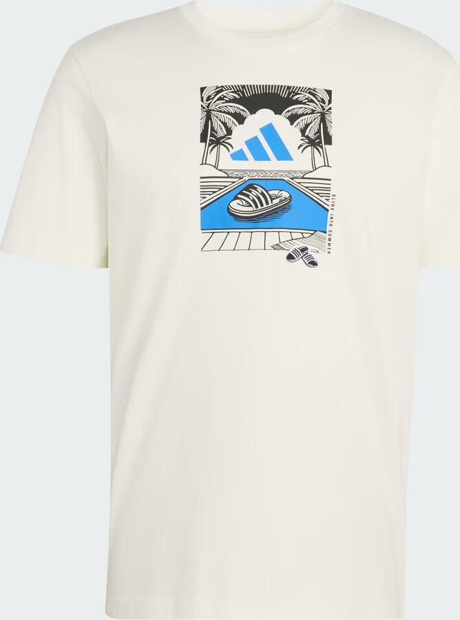 Adidas SUMMER SLIDES RELAX GRAPHIC T-SHIRT - Foto 4