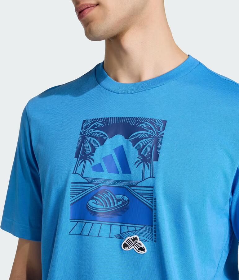 Adidas SUMMER SLIDES RELAX GRAPHIC T-SHIRT - Foto 2