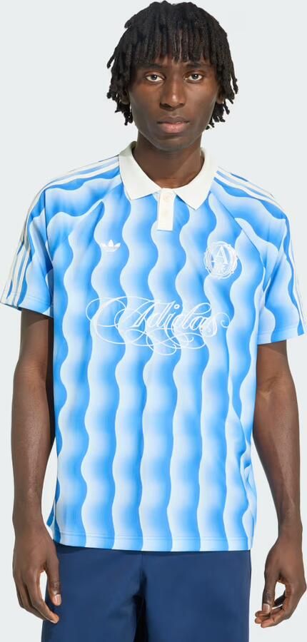 Adidas Originals loose fit poloshirt met logodetail