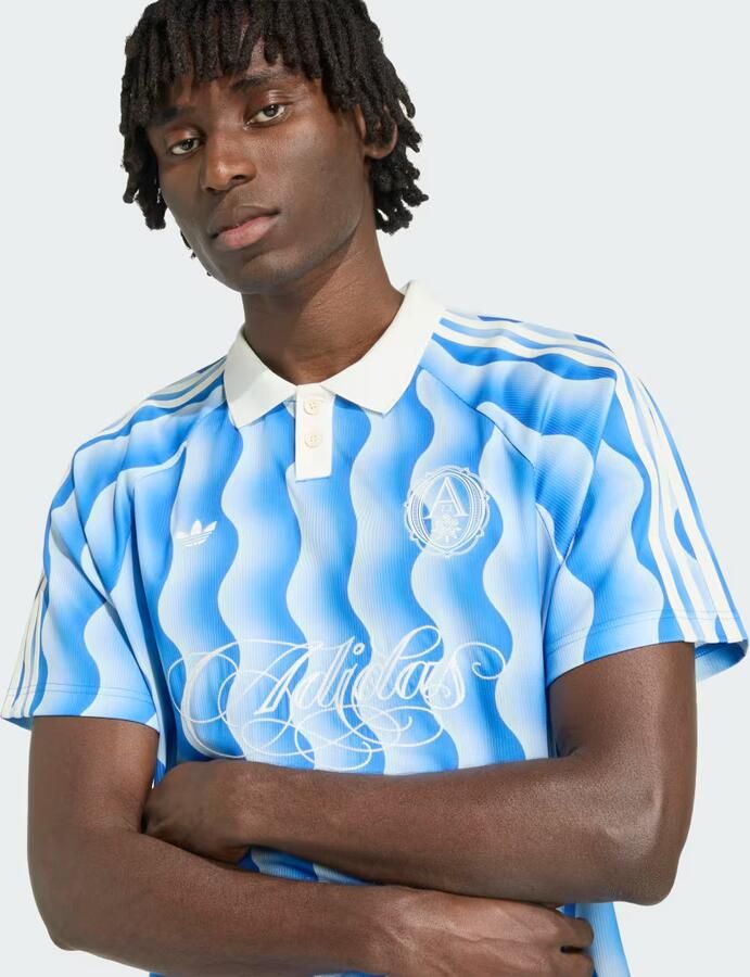 Adidas Originals loose fit poloshirt met logodetail - Foto 4