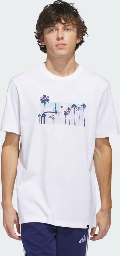 Adidas Summer Sunset Graphic T-Shirt