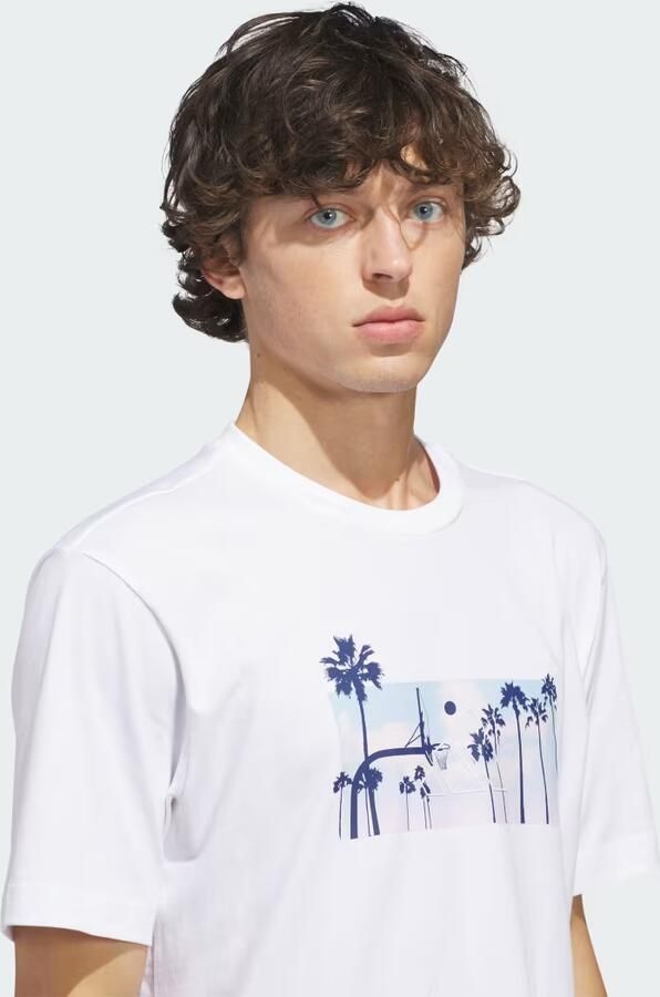 Adidas Summer Sunset Graphic T-Shirt - Foto 4