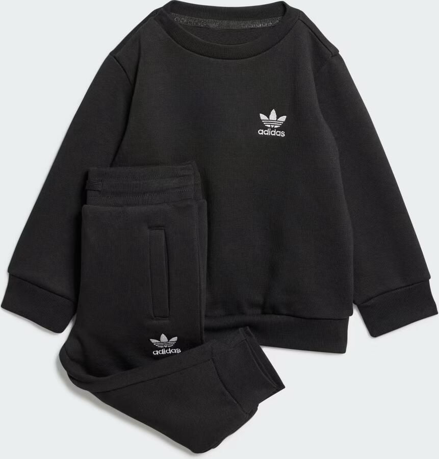Adidas Originals joggingpak zwart Katoen Ronde hals Effen 62 - Foto 4