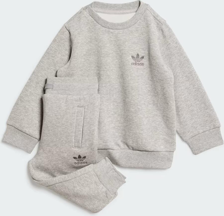 Adidas Originals Trefoil Crew Tracksuit Infant Medium Grey Heather Medium Grey Heather - Foto 5