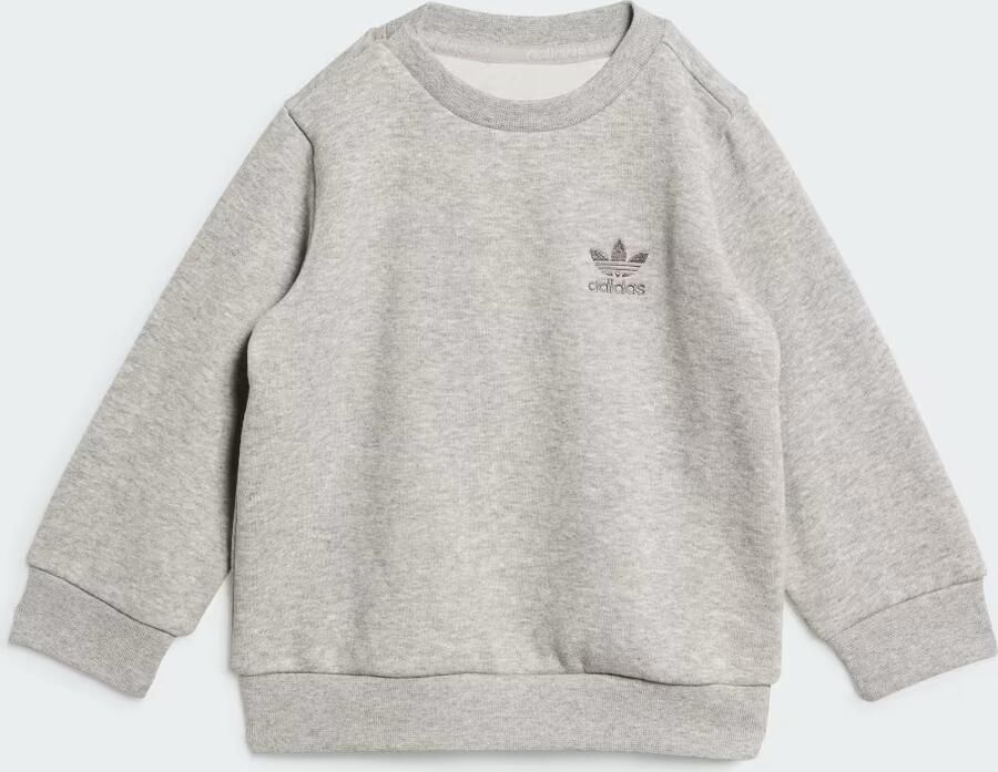 Adidas Originals Trefoil Crew Tracksuit Infant Medium Grey Heather Medium Grey Heather - Foto 2