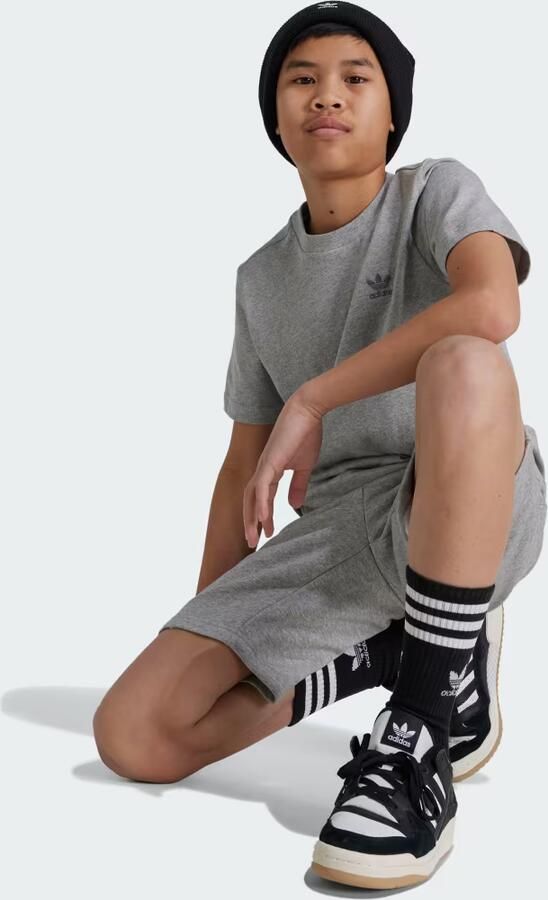 Adidas Originals Trefoil T-shirt T-Shirts in grijs formaten: 152 - Foto 5