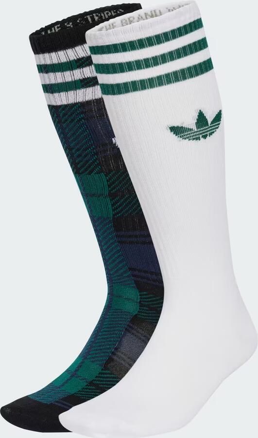 Adidas Originals 2 PACK Tartan HCR Sokken in multicolor formaten: 34-36