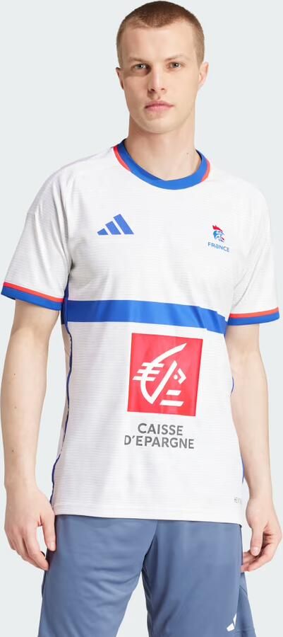 Adidas T-shirt Korte Mouw Equipe de France Handball 2024