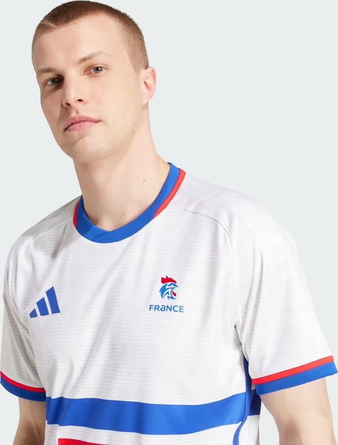Adidas T-shirt Korte Mouw Equipe de France Handball 2024 - Foto 4