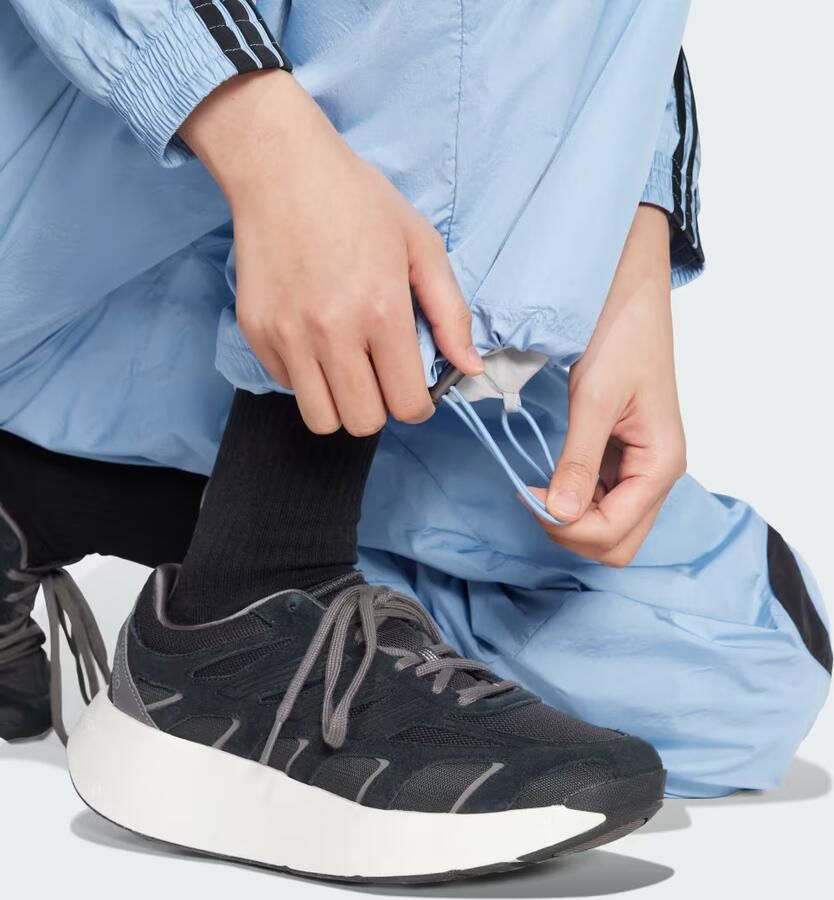 Adidas Originals Teamgeist Adicolor Oversized Track Pants Women Trainingsbroeken blauw Maat XS Kleding - Foto 2