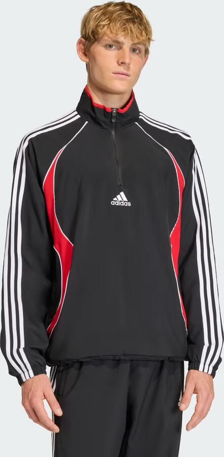 Adidas TEAMGEIST SWEATSHIRT MET HALFLANGE RITS