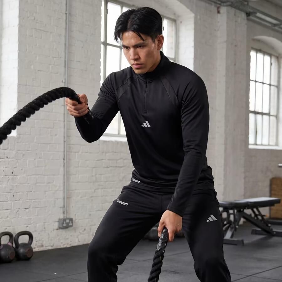 Adidas TECH APPAREL 1 4 ZIP Sweatshirt - Foto 2