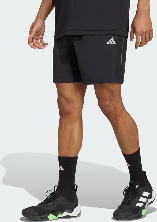 Adidas Training Regular fit sweatshorts met elastische band - Foto 6