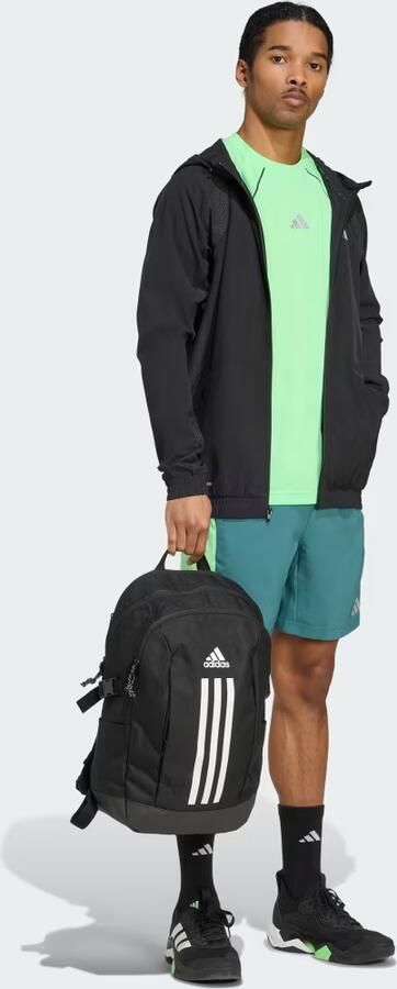 Adidas Training Sweatjack met logoprint en capuchon - Foto 8