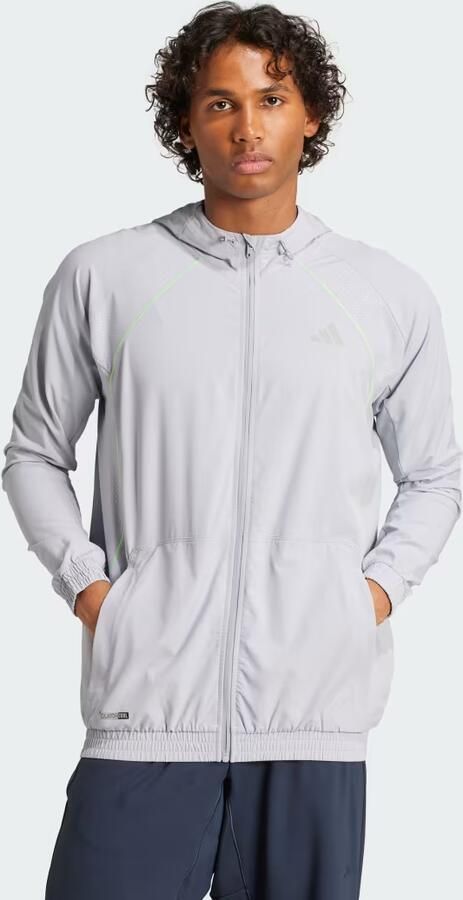Adidas Training Trainingsjack met capuchon en kangoeroezak - Foto 8