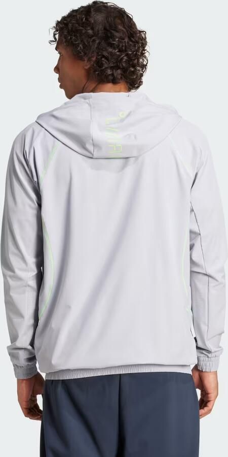 Adidas Training Trainingsjack met capuchon en kangoeroezak - Foto 5