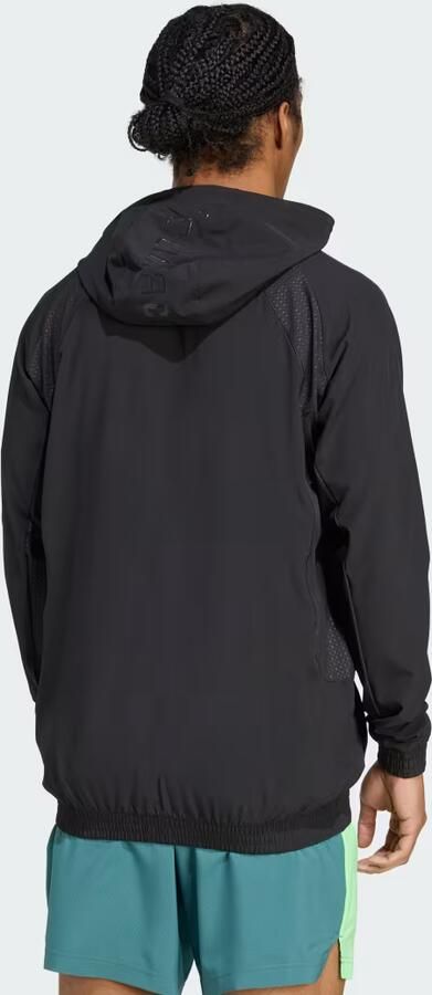 Adidas Training Sweatjack met logoprint en capuchon - Foto 4