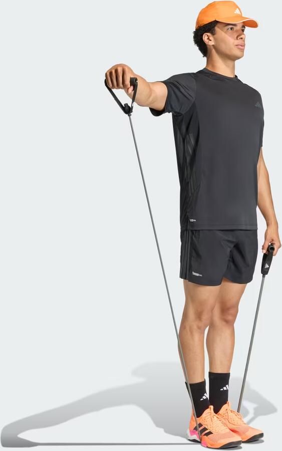 Adidas TECH ESSENTIALS 3 STRIPES WORKOUT-T-SHIRT - Foto 4