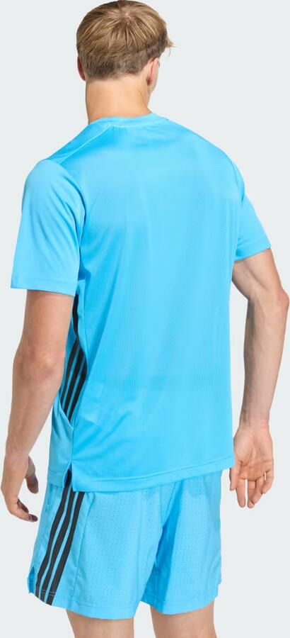 Adidas TECH ESSENTIALS 3 STRIPES WORKOUT-T-SHIRT - Foto 6
