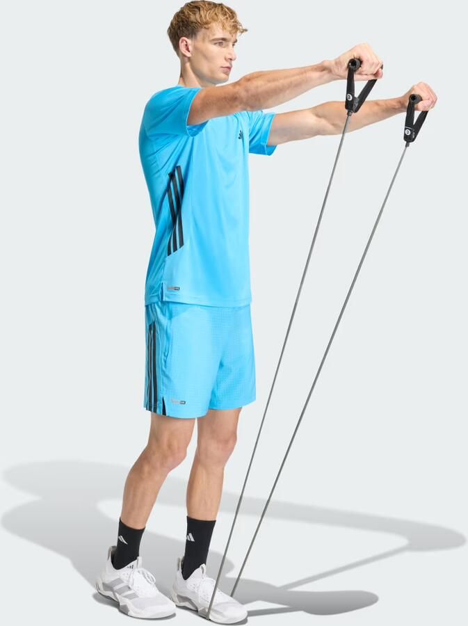 Adidas TECH ESSENTIALS 3 STRIPES WORKOUT-T-SHIRT - Foto 3