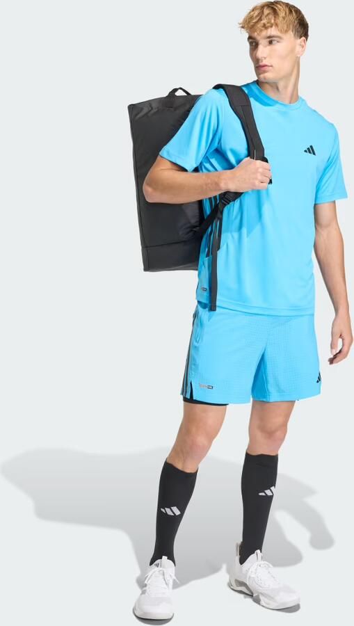 Adidas TECH ESSENTIALS 3 STRIPES WORKOUT-T-SHIRT - Foto 5