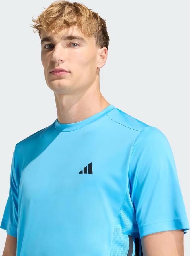 Adidas TECH ESSENTIALS 3 STRIPES WORKOUT-T-SHIRT - Foto 4