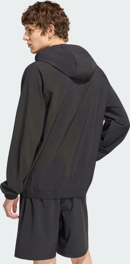 Adidas TECH TREFOIL ESSENTIALS CAPUCHONJACK MET LANGE RITSSLUITING - Foto 6