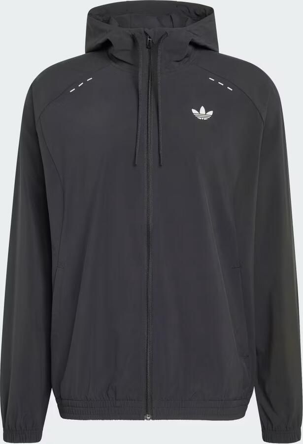 Adidas TECH TREFOIL ESSENTIALS CAPUCHONJACK MET LANGE RITSSLUITING - Foto 4