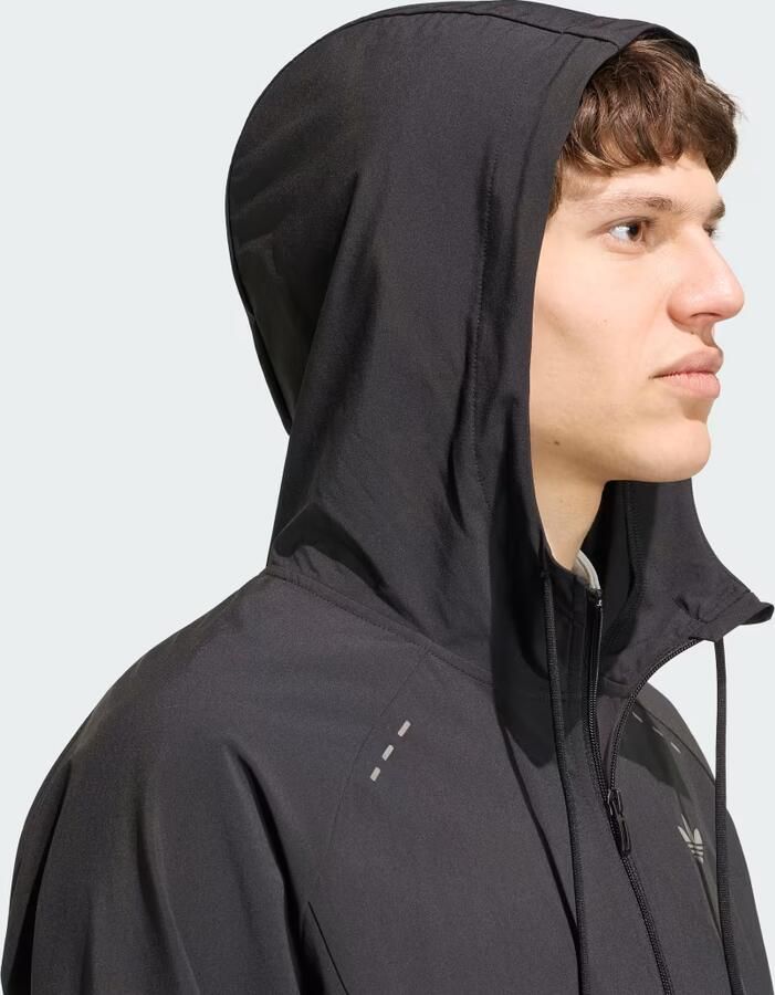 Adidas TECH TREFOIL ESSENTIALS CAPUCHONJACK MET LANGE RITSSLUITING - Foto 3