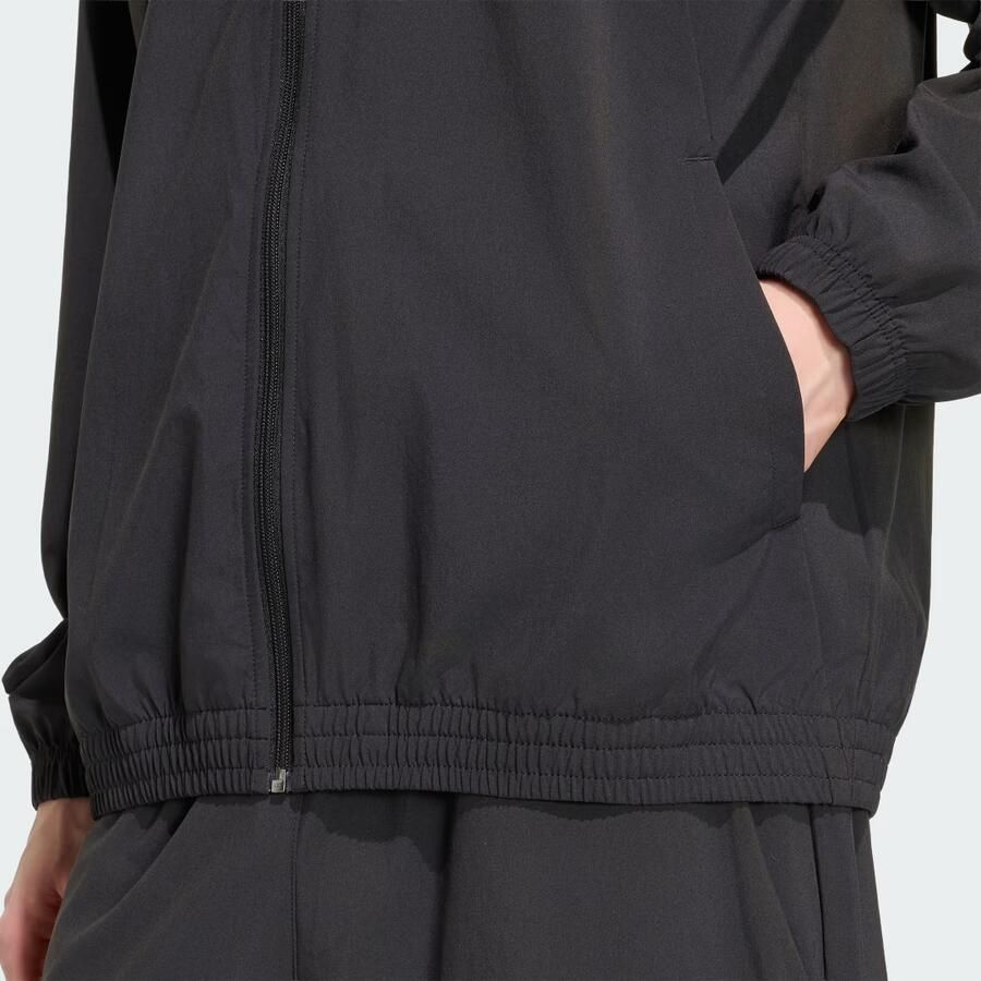 Adidas TECH TREFOIL ESSENTIALS CAPUCHONJACK MET LANGE RITSSLUITING - Foto 2