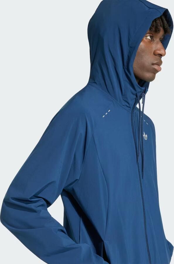 Adidas TECH TREFOIL ESSENTIALS CAPUCHONJACK MET LANGE RITSSLUITING - Foto 4