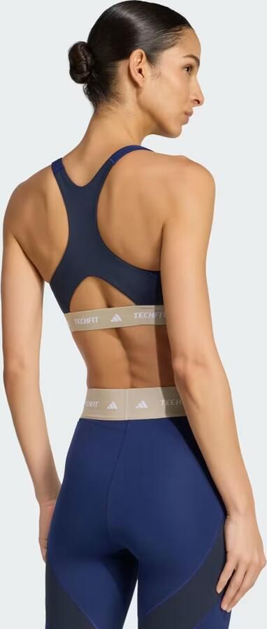 Adidas TECHFIT Color Block Medium Support Workoutbeha - Foto 5