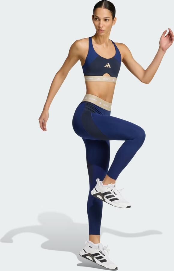 Adidas TECHFIT Color Block Medium Support Workoutbeha - Foto 4