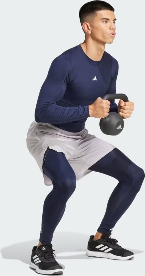Adidas Onderhemden Maillot de compression manches longues Techfit - Foto 6