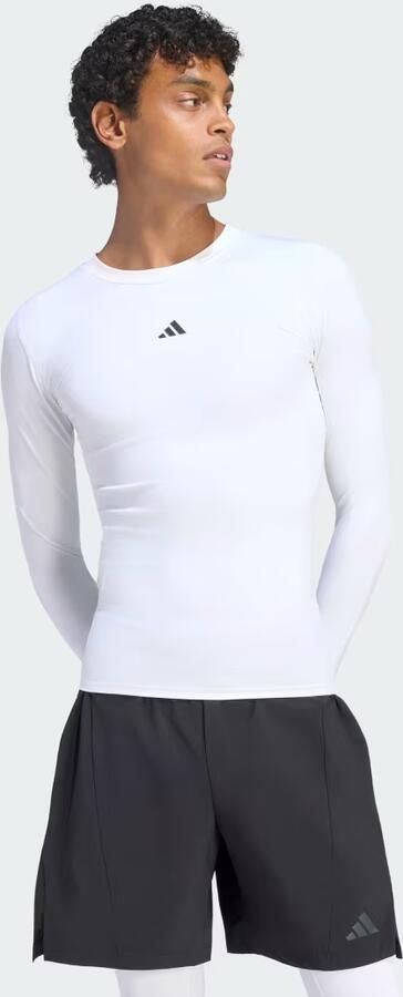 Adidas Training Shirt met lange mouwen en labelprint - Foto 4
