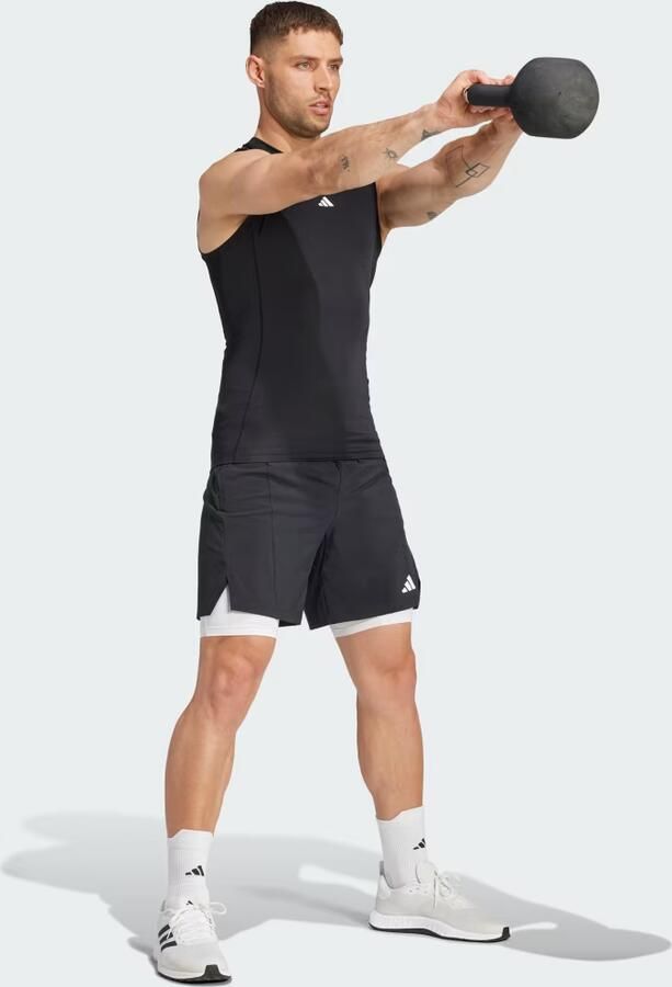 Adidas TECHFIT Compression Training Mouwloos Shirt - Foto 5