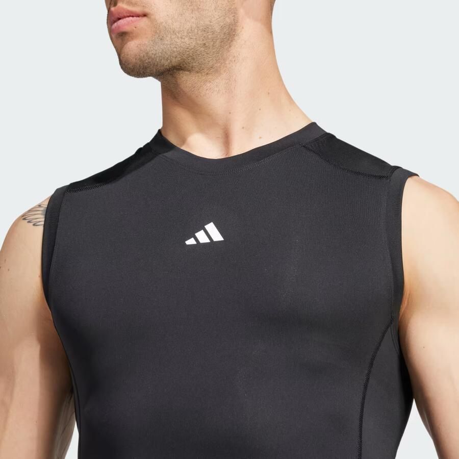 Adidas TECHFIT Compression Training Mouwloos Shirt - Foto 3