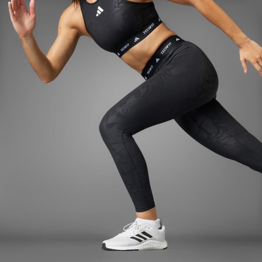 Adidas Performance Trainingstights TF PRINT 7 8 L (1-delig)