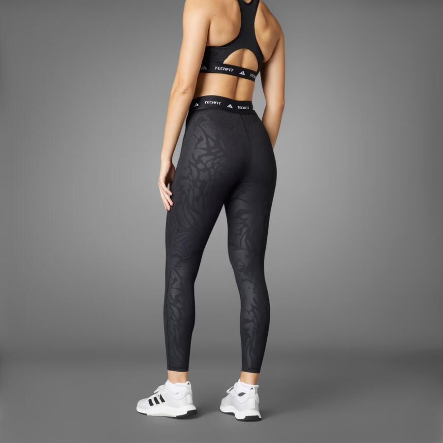 Adidas Performance Trainingstights TF PRINT 7 8 L (1-delig) - Foto 2