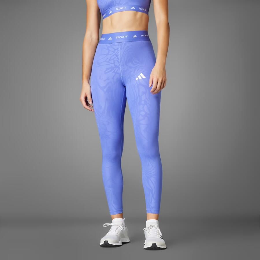 Adidas Performance Trainingstights TF PRINT 7 8 L (1-delig) - Foto 2