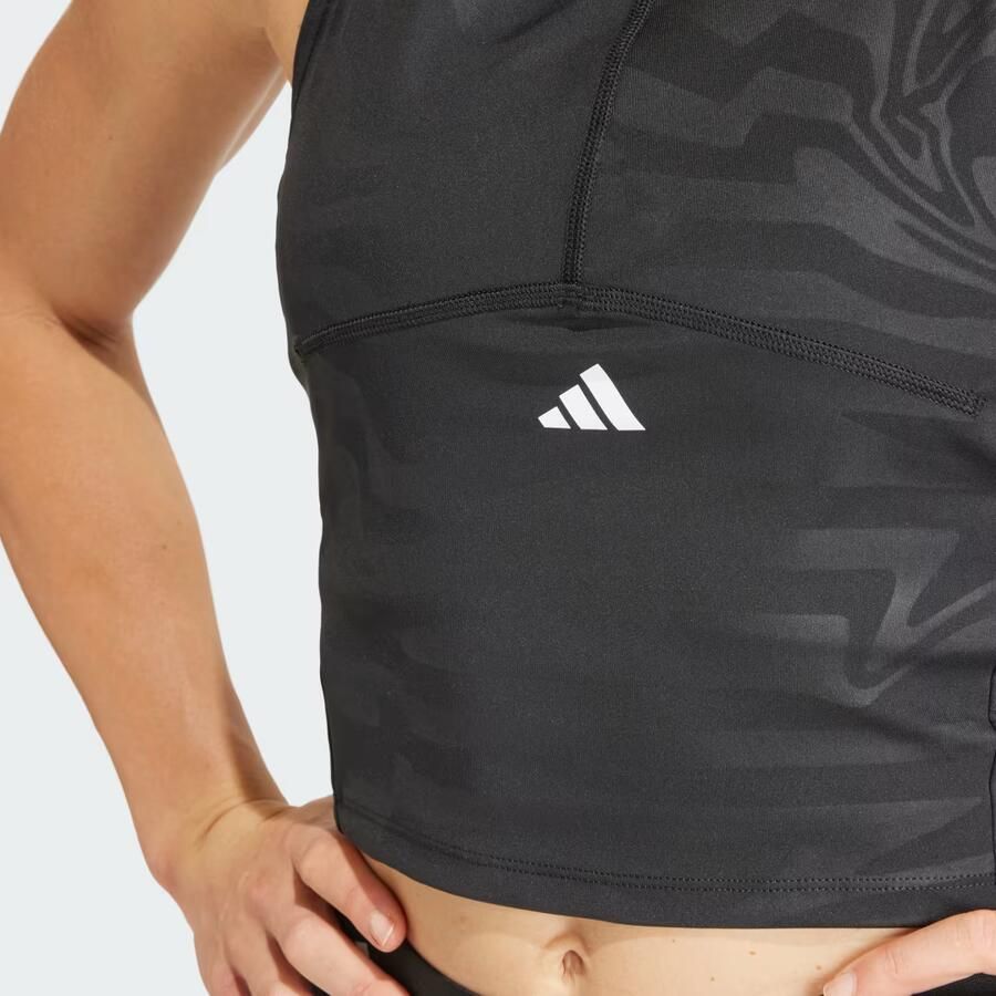 Adidas Performance Techfit Printed Crop Training Tanktop