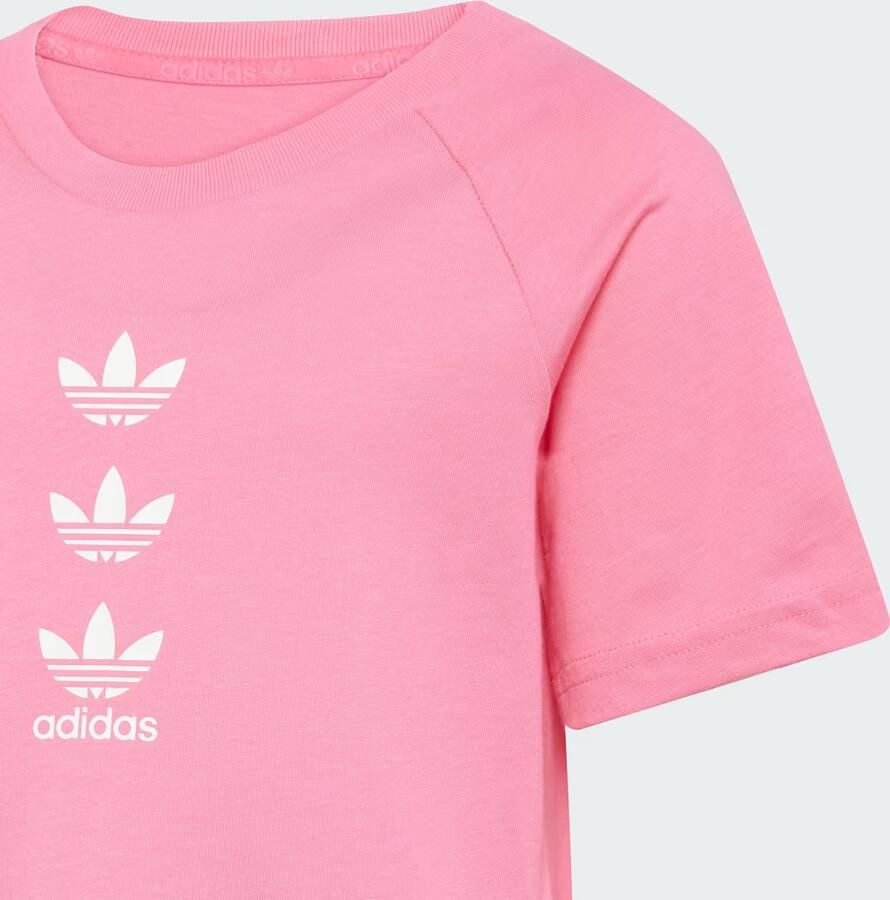 Adidas Originals ' Repeat Trefoil T-Shirt Shorts Set Children Pink - Foto 2