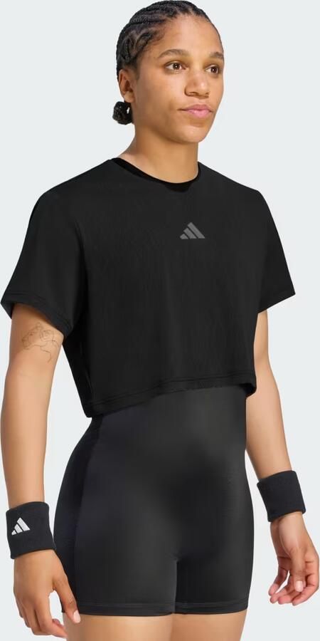 Adidas TENNIS CLIMACOOL LACE CROP T-SHIRT PRO