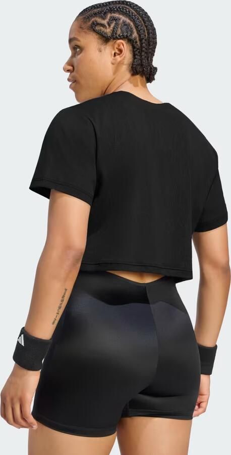 Adidas TENNIS CLIMACOOL LACE CROP T-SHIRT PRO - Foto 6