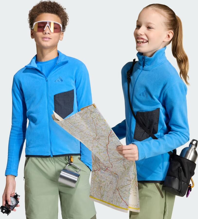 Adidas Terrex Kids Multi Fleece met Lange Ritssluiting