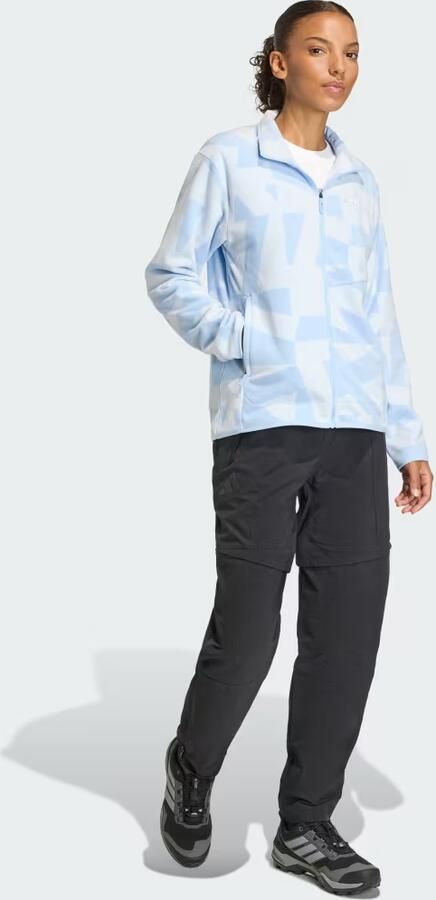 Adidas Terrex Multi Bedrukt Fleece Jack met Lange Ritssluiting - Foto 5