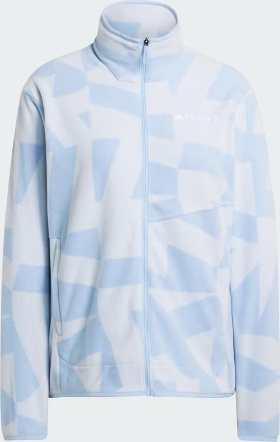 Adidas Terrex Multi Bedrukt Fleece Jack met Lange Ritssluiting - Foto 4